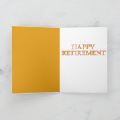 Carte Anagrammes de retraite (Intérieur)