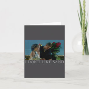 Carte Anakin & Padme Film Ster Je n'aime pas le sable