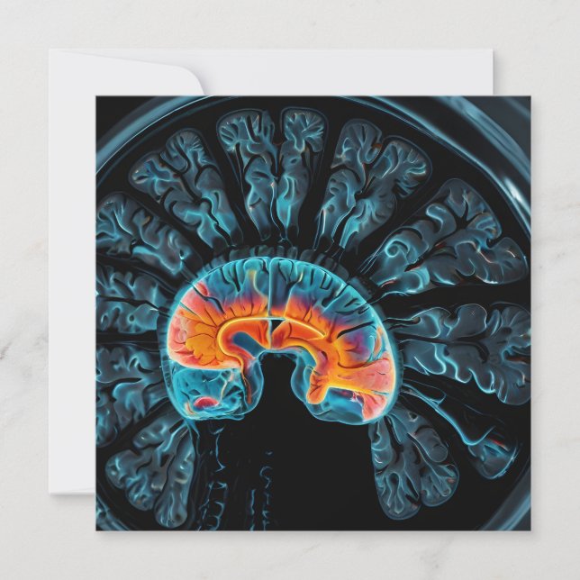 Carte Analyse cérébrale par IRM (Devant)