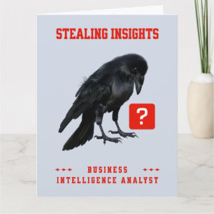 Carte Analyste en intelligence d'affaires Crow