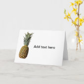 Carte Ananas (Fleur jaune)