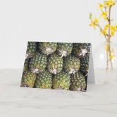 Carte ananas (Fleur jaune)
