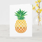 Carte Ananas (Fleur jaune)