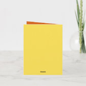 Carte Ananas de plage mignon ajouter du texte (Dos)