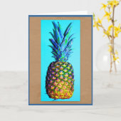 Carte Ananas Kodachrome (Fleur jaune)