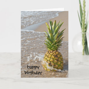 Cartes Ananas D Anniversaire Zazzle Be