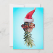 Carte Ananas Tropical Père Noël (Devant)