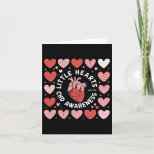 Carte Anatomie du cœur Saint-Valentin Petit cœur Sensibi