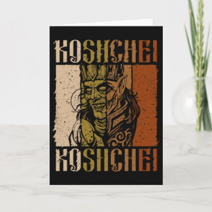 Carte Ancestralité Koshchei l'Immortel Païanisme Ukraine