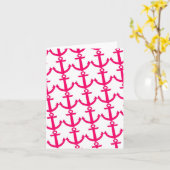 Carte "Anchors Away" (Fleur jaune)