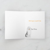 Carte Ancien anglais Sheepdog Birthday Cards, ajouter du (Intérieur)