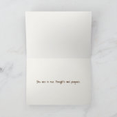 Carte Ancien banc à neige d'automne pour la sympathie (Intérieur)