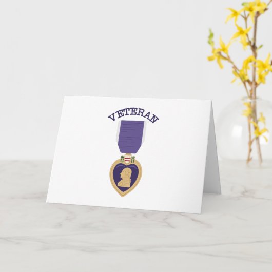 Carte Ancien combattant (Fleur jaune)