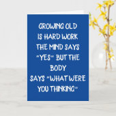 Carte ANCIEN CONSEIL CROISSANT POUR VOTRE **40ème** AVEC (Fleur jaune)