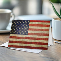 Ancien drapeau américain - Salutation patriotique