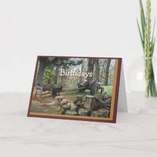 Carte ancien fabricant de bardeaux en bois - personnalis