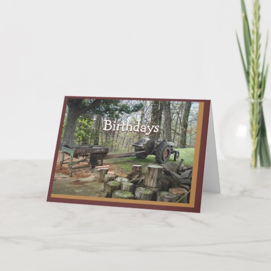 Carte ancien fabricant de bardeaux en bois - personnalis (Devant)