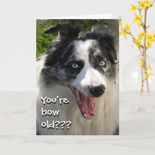 Carte Ancien format (Fleur jaune)