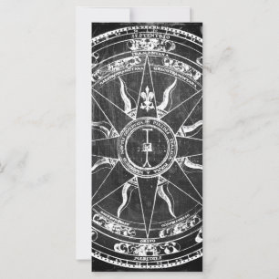 Carte Ancien Rose Compass