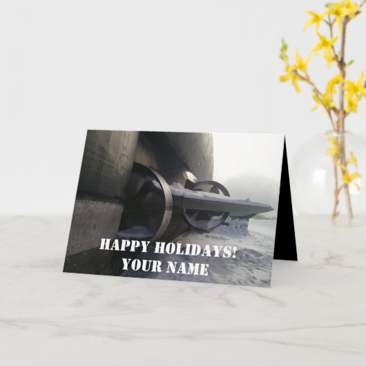 Carte Ancien sous-marin (Fleur jaune)