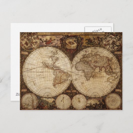 Carte Ancienne (Devant / Derrière)