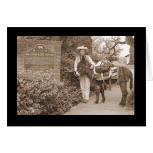 Carte ancienne d'âne