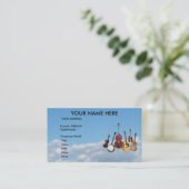 CARTE ANCIENNE DE BAND-BUSINESS (Debout devant)