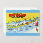 Carte ancienne de Fire Island  (Devant / Derrière)
