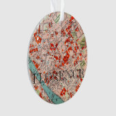 Carte ancienne de Florence (devant)