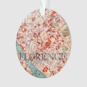 Carte ancienne de Florence (devant)
