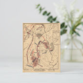 Carte ancienne de Gettysburg et ses environs, juil (Debout devant)