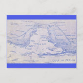 Carte ancienne de la baie de Mobile (Devant)