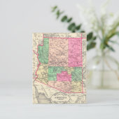 Carte ancienne de l'Arizona (1881) (Debout devant)