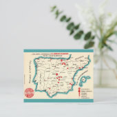 Carte ancienne de l'Espagne (Debout devant)