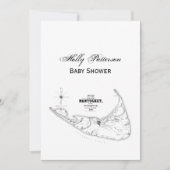 Carte ancienne de l'île de Nantucket MA Noir (Devant)