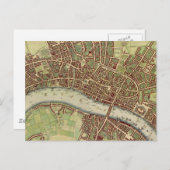 Carte ancienne de Londres (17e siècle) (Devant / Derrière)