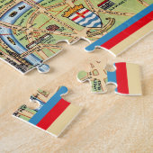 Carte ancienne de Londres Puzzle 8x10 (Côté)
