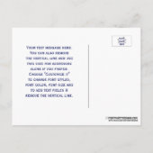 Carte ancienne de Martha's Vineyard #1 Bleu marine (Dos)