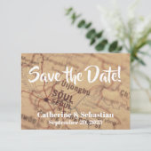 Carte ancienne de Séoul, Corée du Sud (Debout devant)