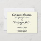 Carte ancienne de Washington, D.C. (Dos)