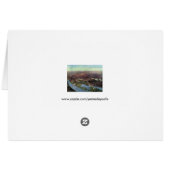 Carte ancienne de Washington DC et de la rivière P (Dos Horizontal)