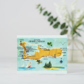 Carte ancienne des îles Grand Cayman (Debout devant)