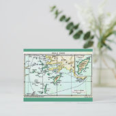 Carte ancienne des îles grecques (Debout devant)