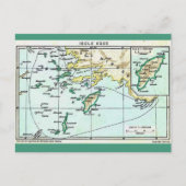 Carte ancienne des îles grecques (Devant)