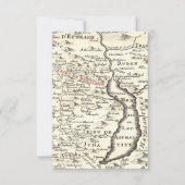 Carte ancienne d'Israël Benjamin Bar Mitzvah Merci (Devant)