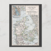 Carte ancienne du Danemark, Danmark en danois, 190 (Devant)
