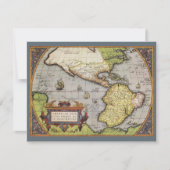 Carte ancienne du monde Les Amériques par Abraham  (Devant)