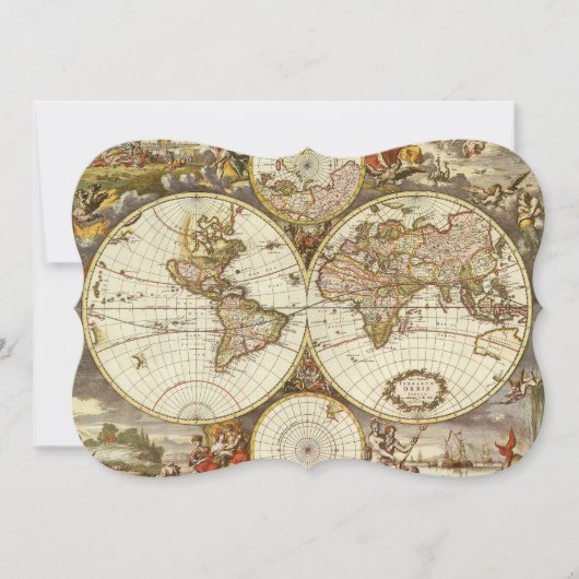 Carte ancienne du Monde par Frederick de Wit, vers (Devant)