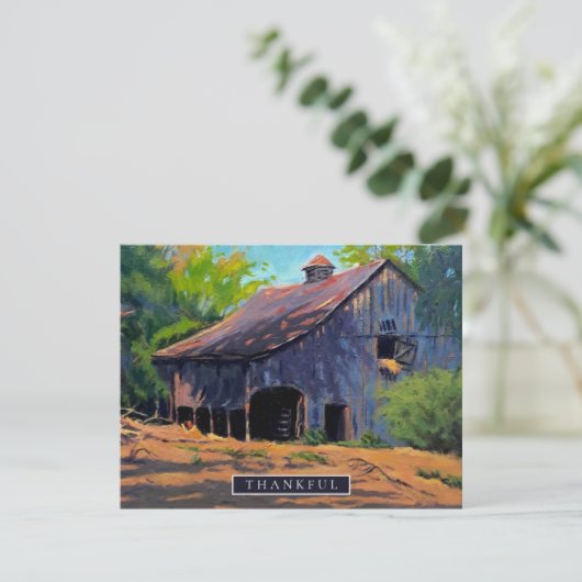 Carte Ancienne ferme rustique (Debout devant)