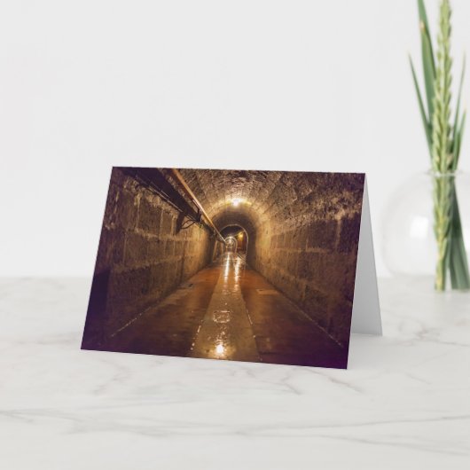 Carte Ancienne mine de sel de Saline Tunnel (Devant)
